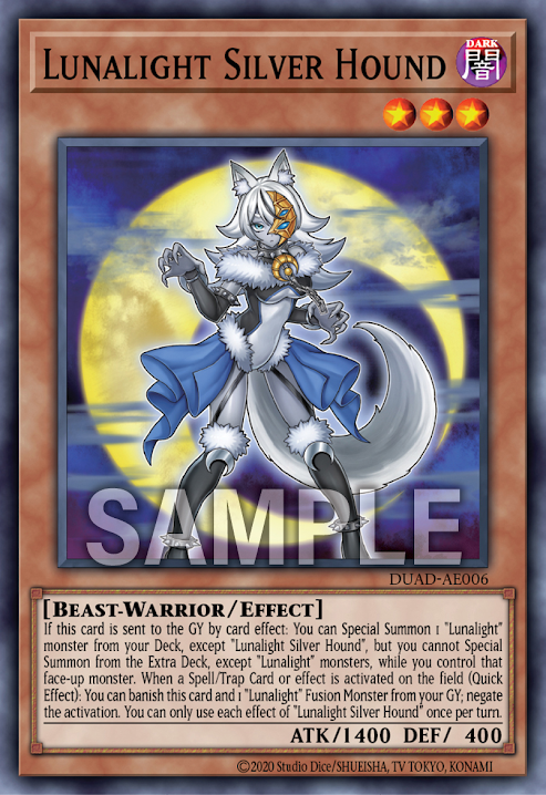 [遊戲王亞英版] 月光銀狗/ 月光銀狗/Lunalight Silver Hound