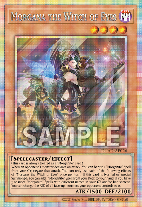 [遊戲王亞英版]瞳之魔女 莫甘娜/ 瞳の魔女モルガナ/Morgana the Witch of Eyes