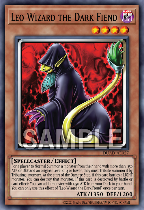 [遊戲王亞英版]黑之魔族 獅子男巫/ 黒き魔族－レオ・ウィザード黒き魔族－レオ・ウィザード/Leo Wizard, the Dark Mage