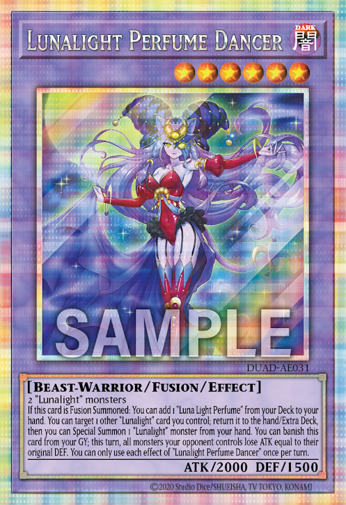 [遊戲王亞英版]月光舞香姬/月光舞香姬/Lunalight Perfume Dancer