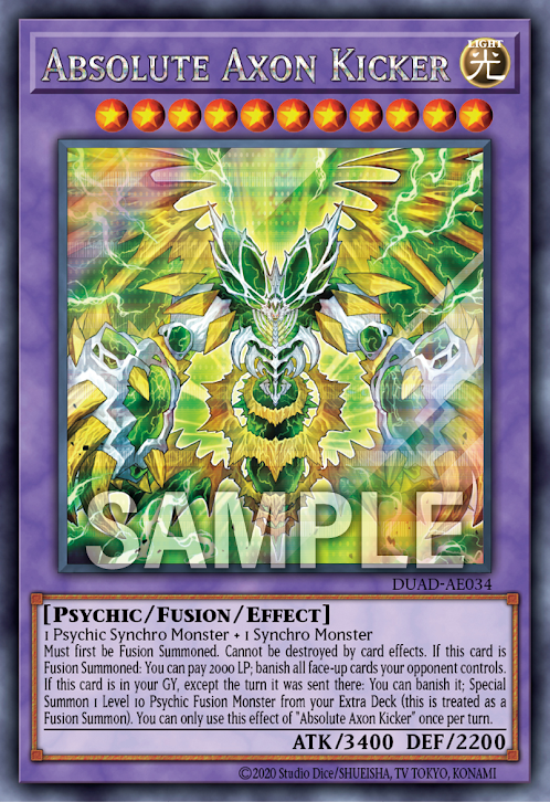 [遊戲王亞英版]絕對超能者/アブソリュートサイキッカー/Absolute Axon Kicker