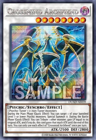 [遊戲王亞英版]精神交錯惡魔/メンタルクロス・デーモン/Thought Cross Archfiend
