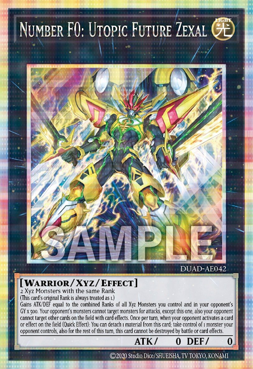 [遊戲王亞英版]FNo.0 未來皇 霍普ZEXAL/FNo.0 未来皇ホープ・ゼアル/Number F0: Utopic Future Zexal