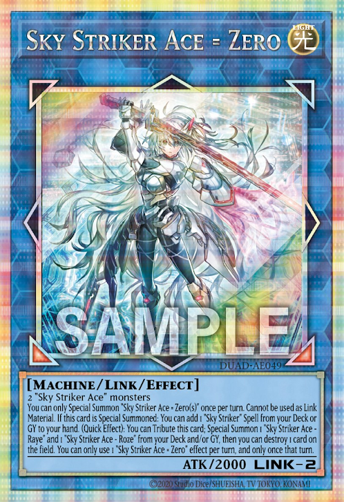 [遊戲王亞英版]閃刀姬 零/ 閃刀姫＝ゼロ/Sky Striker Ace - Zero