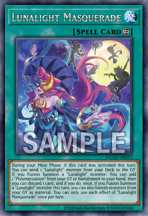 [遊戲王亞英版]月光舞會/ 月光舞踏会/Lunalight Masquerade