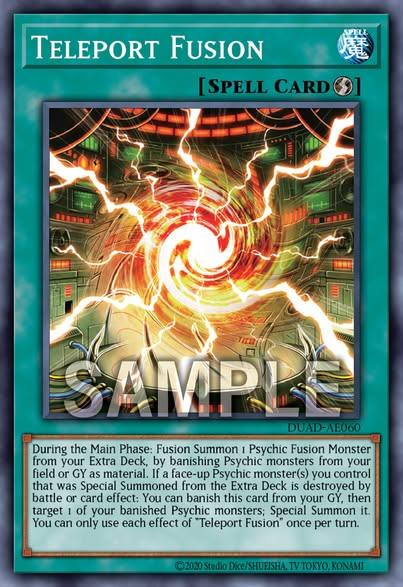 [遊戲王亞英版]瞬移融合/   テレポート・フュージョン/Teleport Fusion