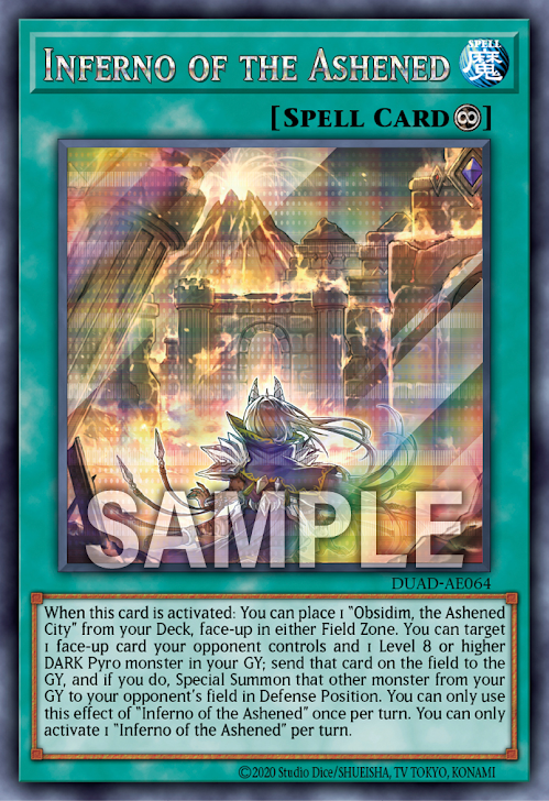 [遊戲王亞英版]灰滅的劫火/灰滅の劫火/Inferno of the Ashened