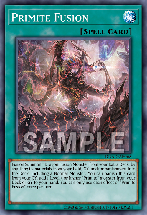 [遊戲王亞英版]原石融合/原石融合/Primite Fusion