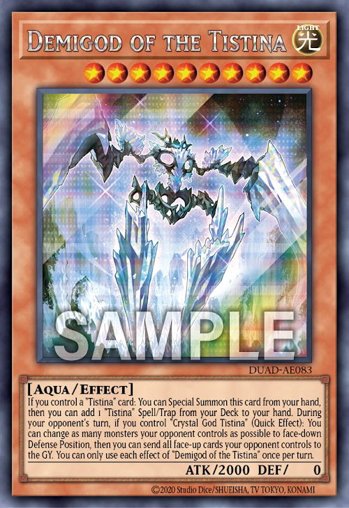 [遊戲王亞英版] 緹斯緹那的半神 / ティスティナの半神 / Demigod of the Tistina