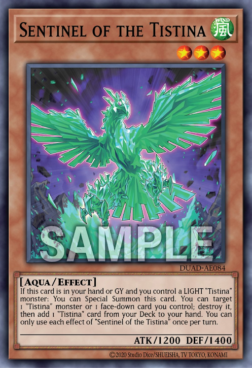 [遊戲王亞英版] 緹斯緹那的步哨 / ティスティナの歩哨 / Sentinel of the Tistina