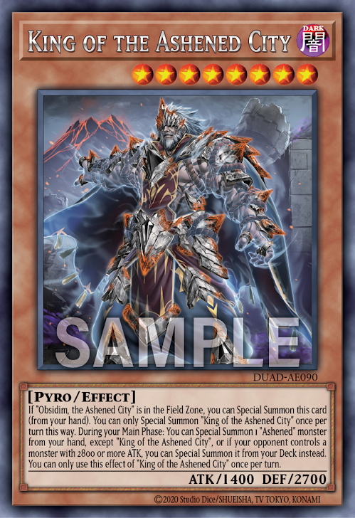 [遊戲王亞英版] 灰滅都之王 / 灰滅せし都の王 / King of the Ashened City