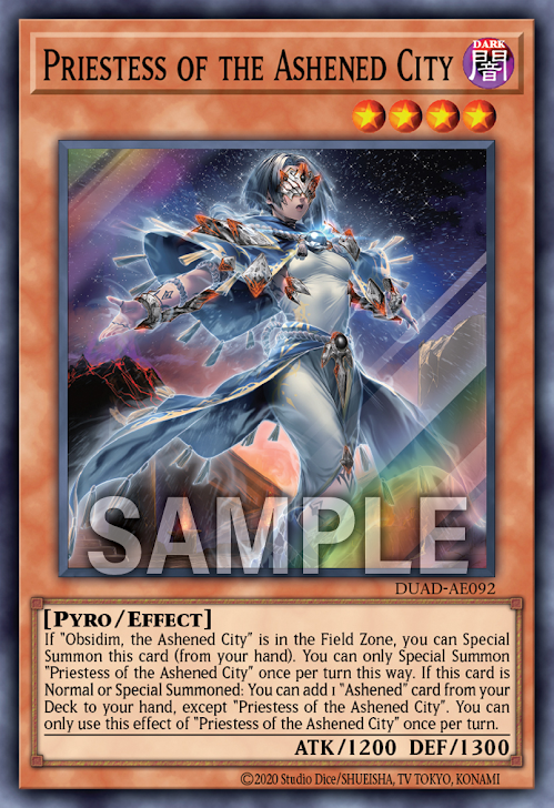 [遊戲王亞英版] 灰滅都的巫女 / 灰滅せし都の巫女 / Priestess of the Ashened City