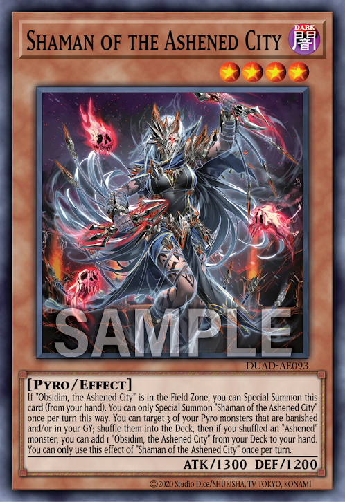 [遊戲王亞英版] 灰滅都的咒術師 / 灰滅せし都の呪術師 / Shaman of the Ashened City