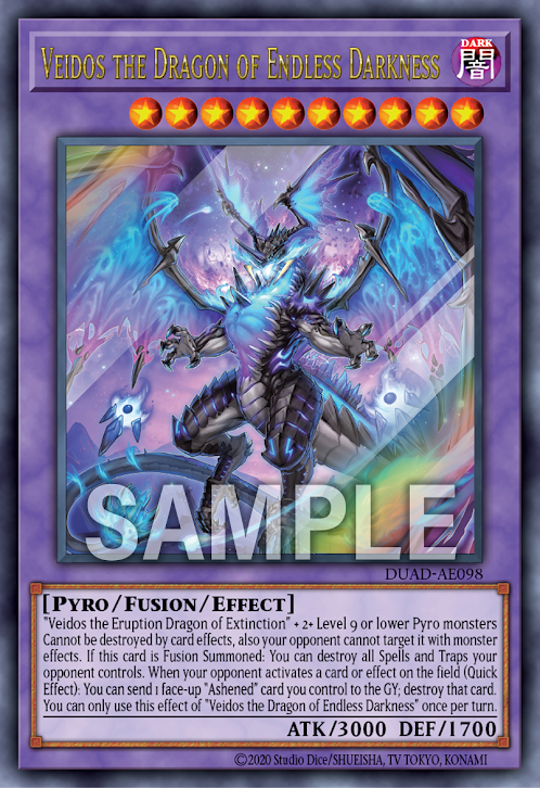 [遊戲王亞英版] 滅亡之暗 維多斯 / 滅亡き闇 ヴェイドス / Veidos the Dragon of Endless Darkness