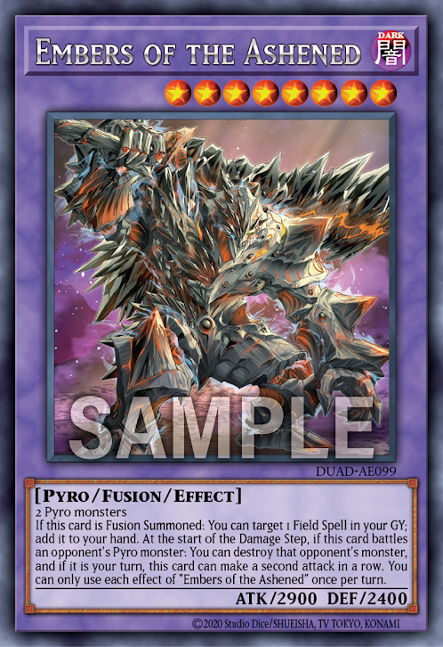 [遊戲王亞英版] 灰滅者 餘燼 / 灰滅せし成れの果て / Embers of the Ashened