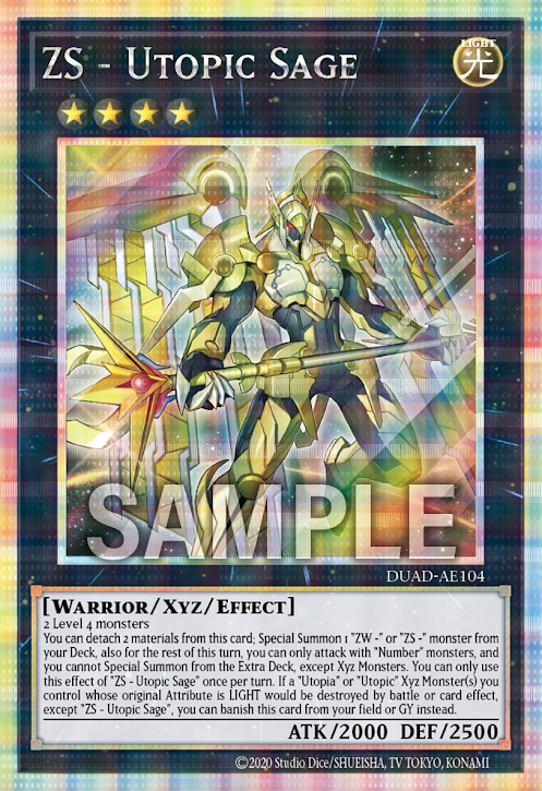[遊戲王亞英版] ZS-希望賢者 / ZS-希望賢者 / ZS - Utopic Sage