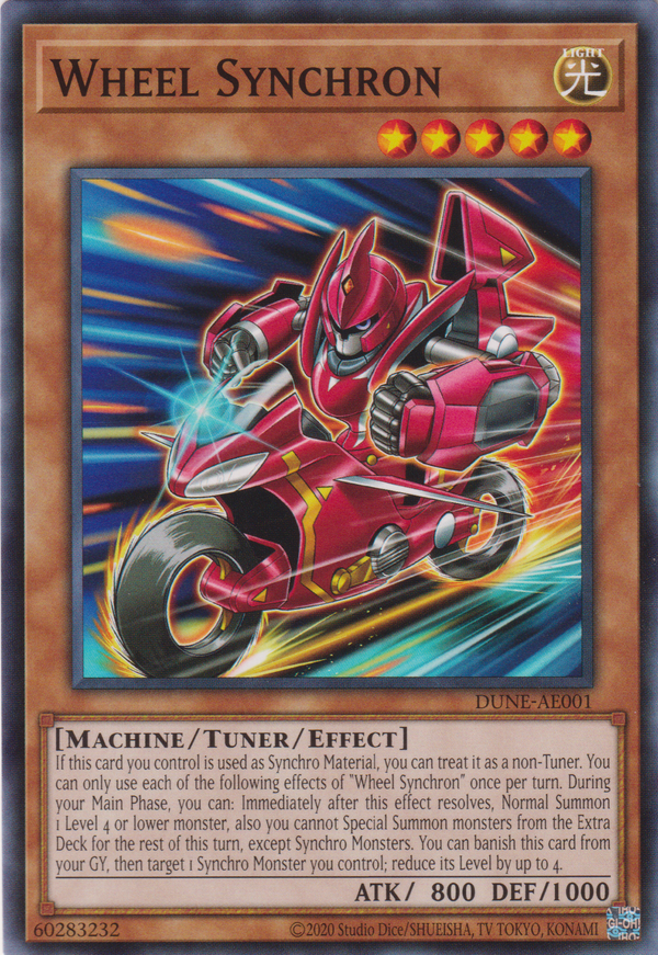 [遊戲王亞英版] 車輪同步者 / ホイール・シンクロン / Wheel Synchron-Trading Card Game-TCG-Oztet Amigo