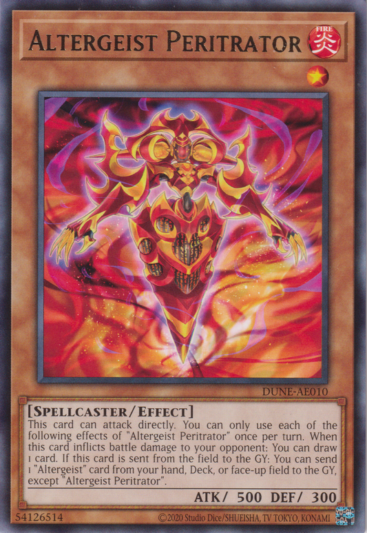 [遊戲王亞英版] 幻變騷靈 滲透佩里 / オルターガイスト・ペリネトレータ / Altergeist Peritrator-Trading Card Game-TCG-Oztet Amigo