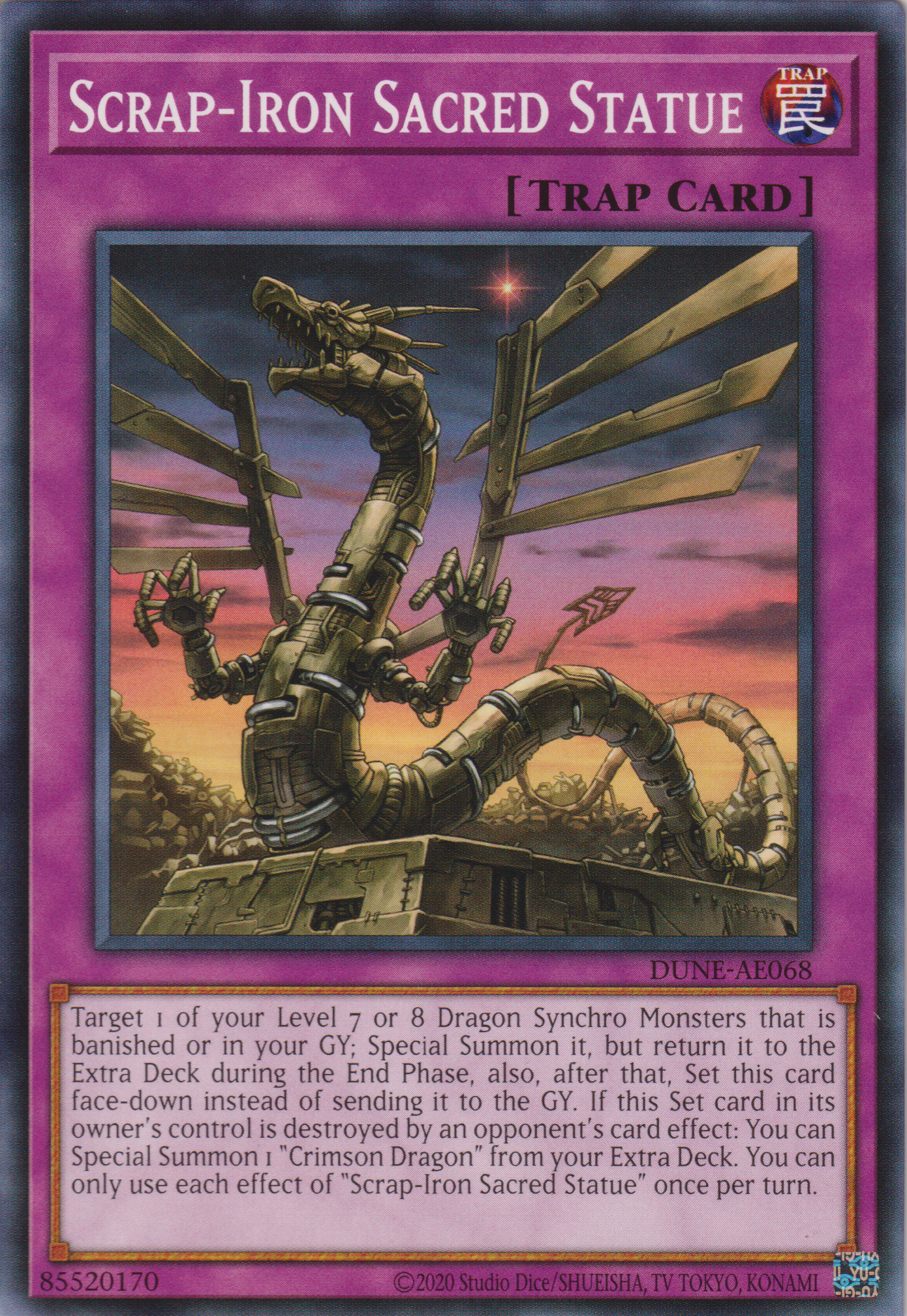 [遊戲王亞英版] 廢鐵神像 / くず鉄の神像 / Scrap-Iron Sacred Statue-Trading Card Game-TCG-Oztet Amigo