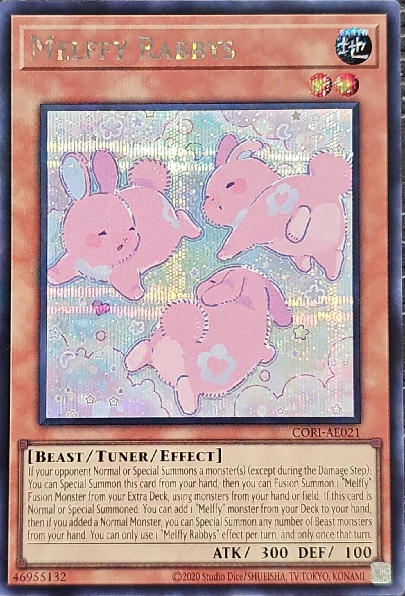 [遊戲王] CORI-AE021 / 童話動物 小兔兔 / メルフィー・ラビィーズ / Melffy Rabbys / SER
