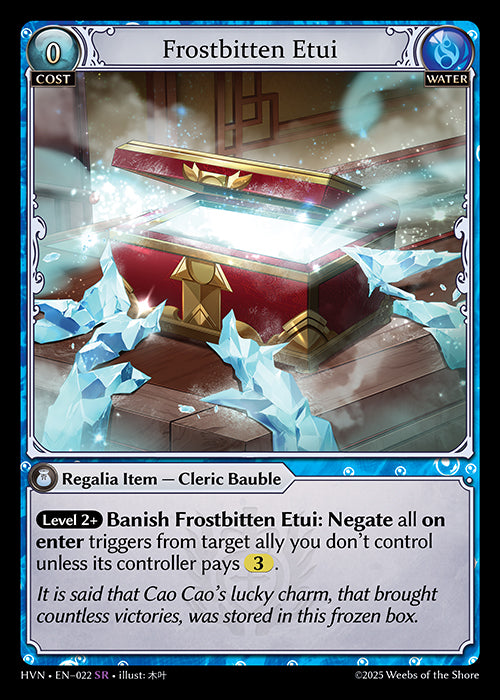 Grand Archive single card - HVN - EN-022 - Frostbitten Etui(SR)