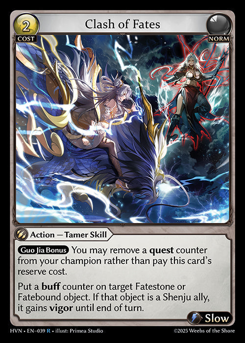 Grand Archive single card - HVN - EN-039 - Clash of Fates(R)