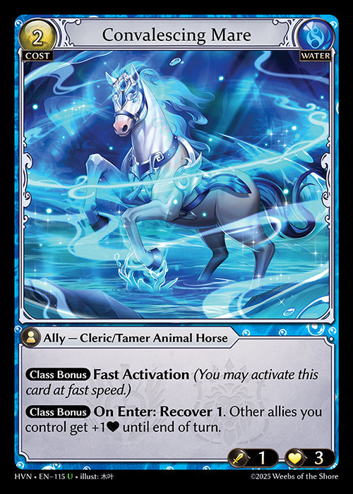 Grand Archive single card - HVN - EN-115 - Convalescing Mare(U)