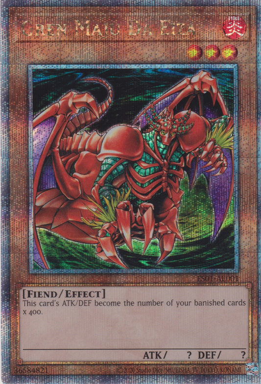 [遊戲王亞英版] 紅蓮魔獸 塔·伊沙 / 紅蓮魔獣 ダ·イーザ / Gren Maju Da Eiza-Trading Card Game-TCG-Oztet Amigo