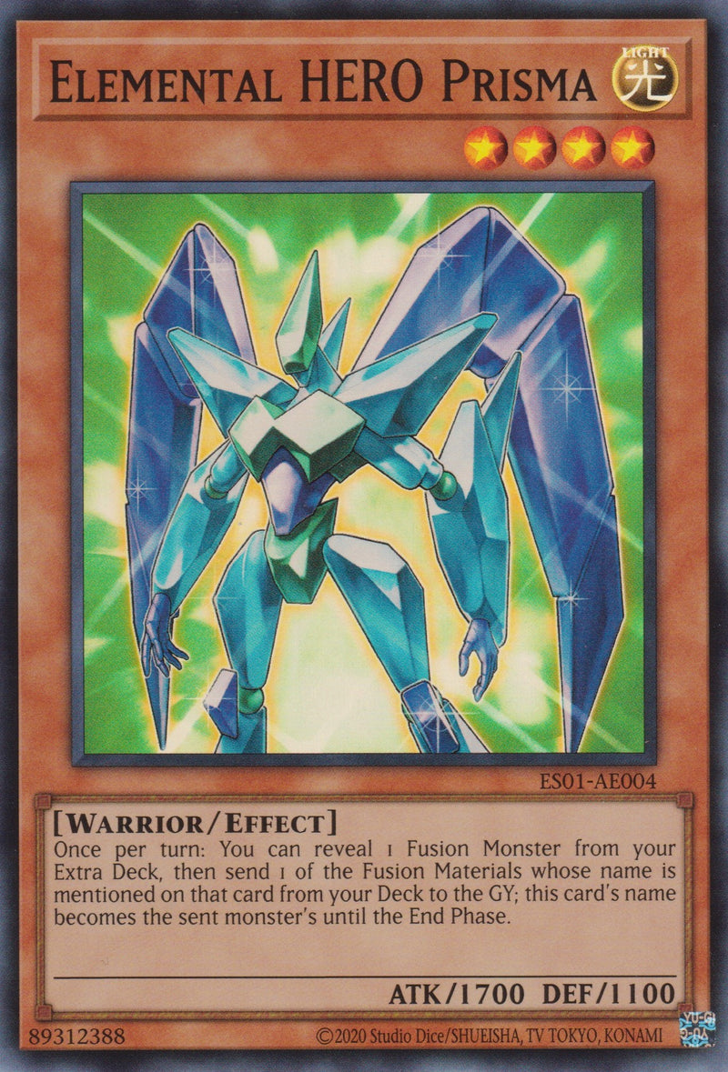 [遊戲王亞英版] E・HERO 稜鏡人 / Ｅ・ＨＥＲＯ プリズマー / Elemental Hero Prisma-Trading Card Game-TCG-Oztet Amigo