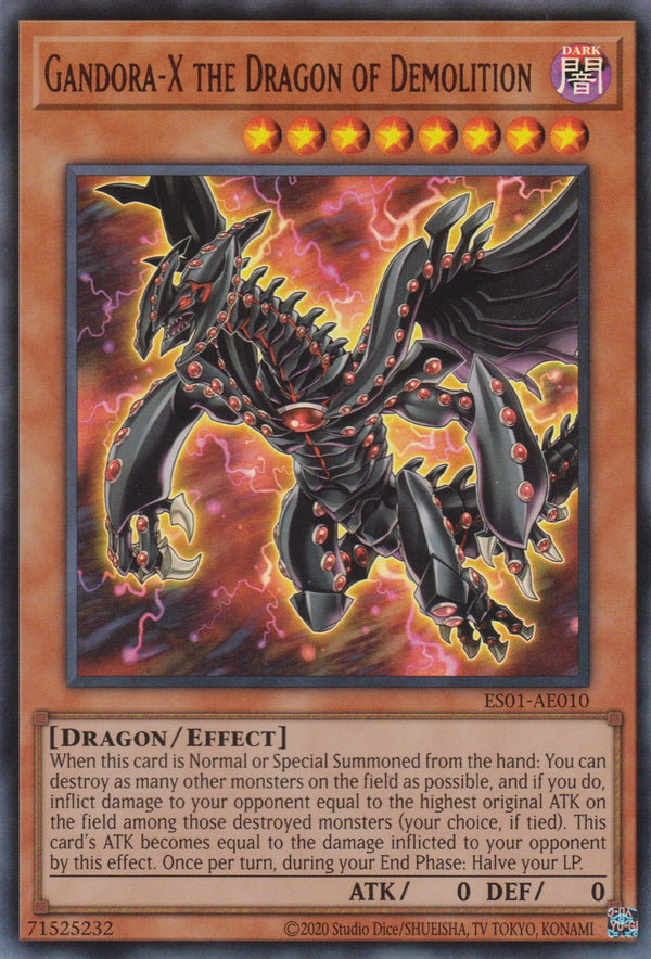 [遊戲王亞英版] 破滅龍 剛多拉X / 破滅竜ガンドラX / GANDORA-X THE DRAGON OF DEMOLITION-Trading Card Game-TCG-Oztet Amigo