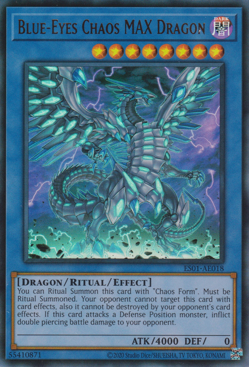 [遊戲王亞英版] 青眼混沌MAX龍/ ブルーアイズ·カオス·MAX·ドラゴン / BLUE-EYES CHAOS MAX DRAGON-Trading Card Game-TCG-Oztet Amigo