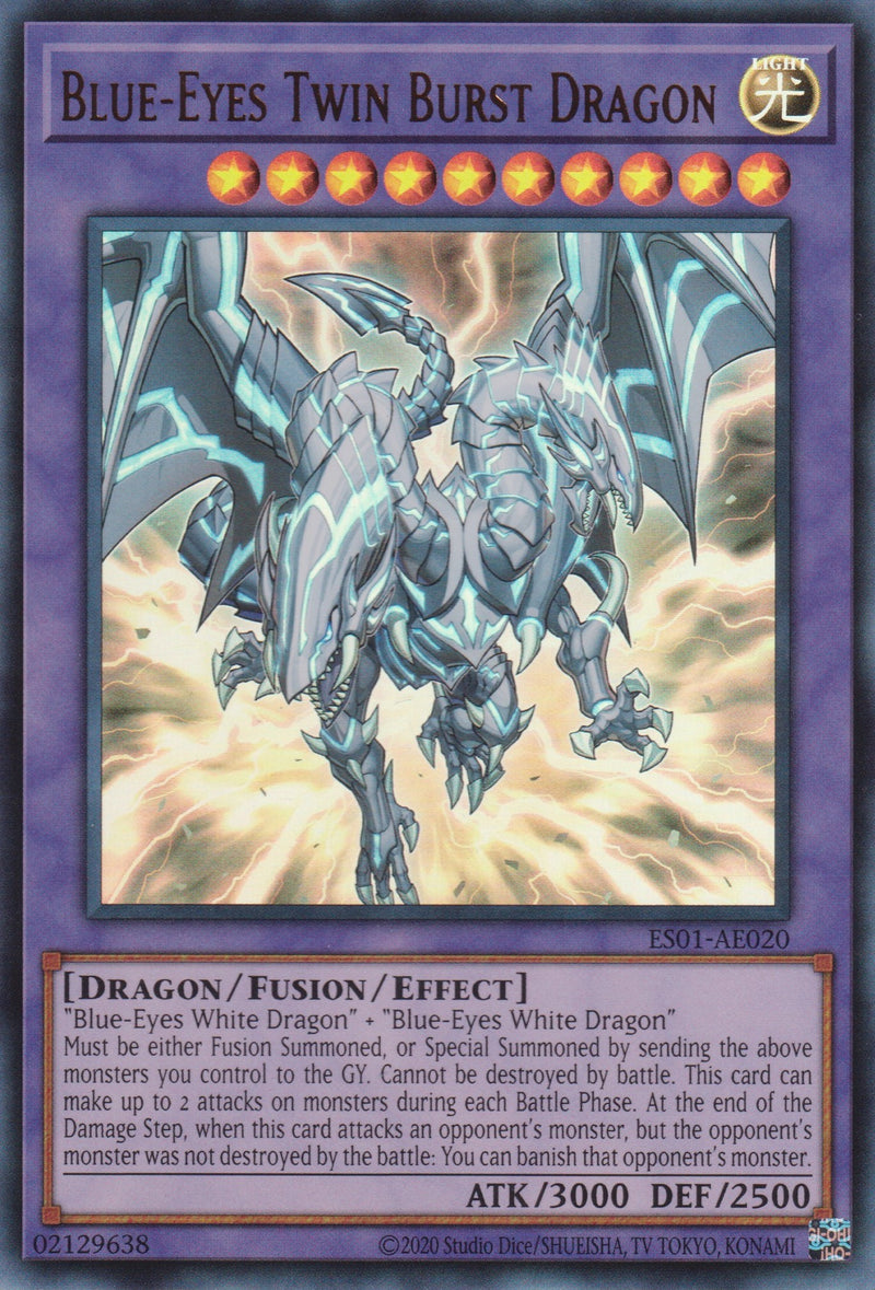 [遊戲王亞英版] 青眼雙爆裂龍 / 青眼の双爆裂龍 / BLUE-EYES TWIN BURST DRAGON-Trading Card Game-TCG-Oztet Amigo