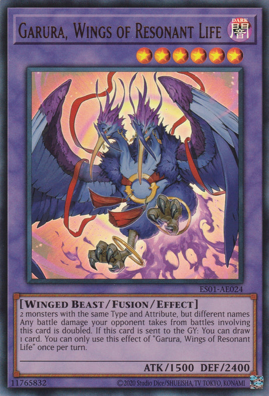 [遊戲王亞英版] 共命之翼-迦樓拉 / 共命の翼ガルーラ / GARURA, WINGS OF RESONANT LIFE-Trading Card Game-TCG-Oztet Amigo