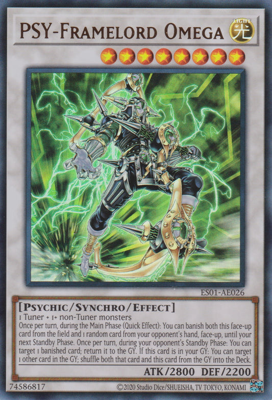 [遊戲王亞英版] PSY裝甲領主Ω / PSYフレームロード·Ω / PSY-FRAMELORD OMEGA-Trading Card Game-TCG-Oztet Amigo
