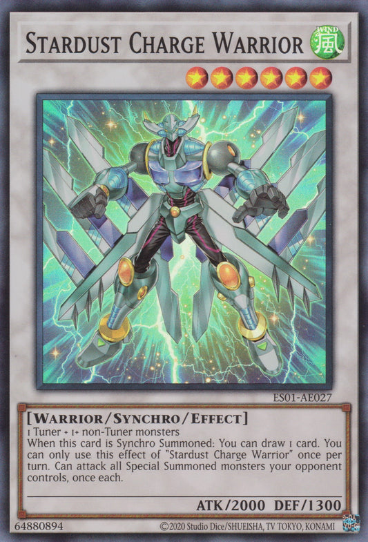 [遊戲王亞英版] 星塵充能戰士 / スターダスト・チャージ・ウォリアー / STARDUST CHARGE WARRIOR-Trading Card Game-TCG-Oztet Amigo
