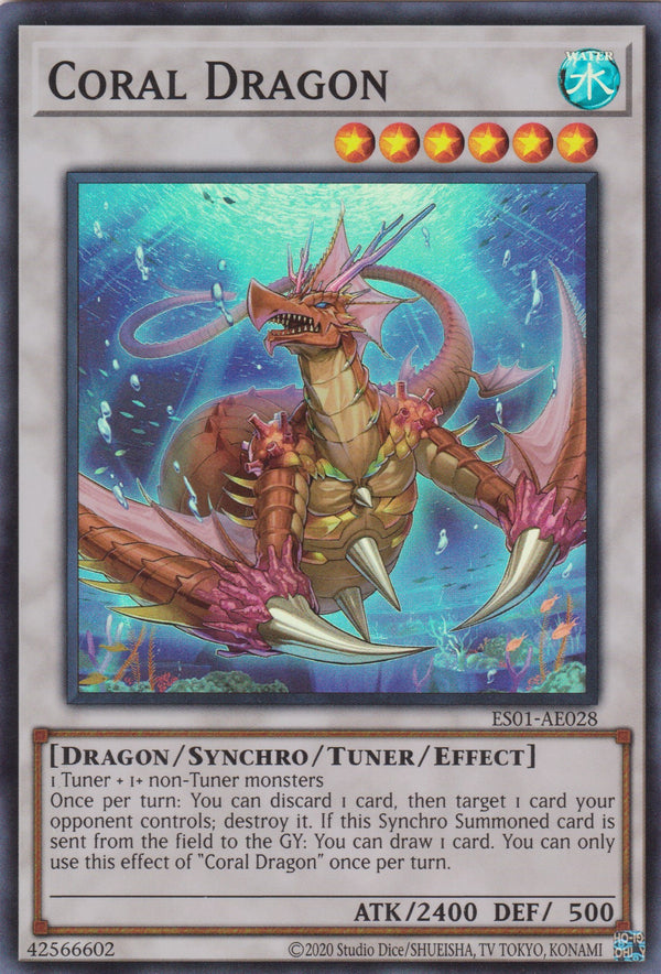 [遊戲王亞英版] 瑚之龍 / 瑚之龍 / CORAL DRAGON-Trading Card Game-TCG-Oztet Amigo