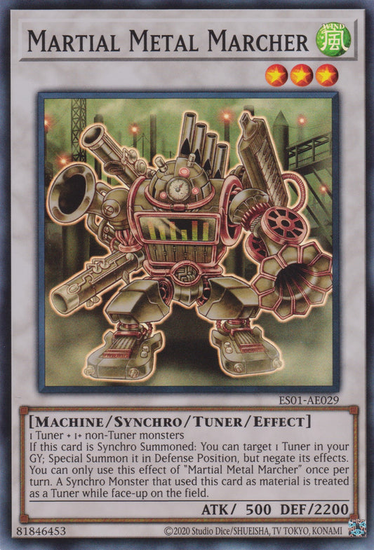 [遊戲王亞英版] 武力的軍奏 / 武力の軍奏 / MARTIAL METAL MARCHER-Trading Card Game-TCG-Oztet Amigo
