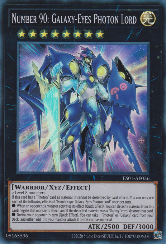 [遊戲王亞英版] NO.90 銀河眼光子卿 / NO.90 銀河眼の光子卿 / NUMBER 90: GALAXY-EYES PHOTON LORD-Trading Card Game-TCG-Oztet Amigo