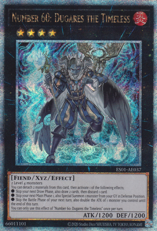 [遊戲王亞英版] NO.60 刻不知之阿加雷斯 / NO.60 刻不知のデュガレス / NUMBER 60: DUGARES THE TIMELESS-Trading Card Game-TCG-Oztet Amigo