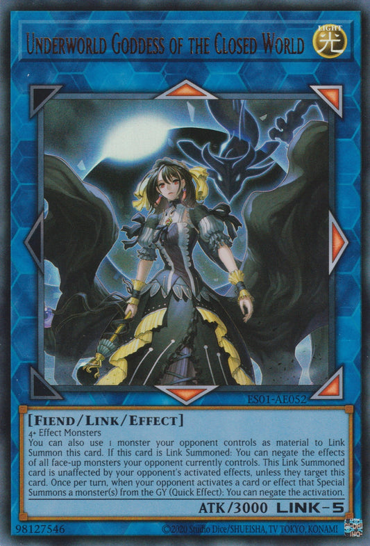 [遊戲王亞英版]  封閉世界的冥神 / 閉ザサレシ世界ノ冥神 / UNDERWORLD GODDESS OF THE CLOSED WORLD-Trading Card Game-TCG-Oztet Amigo