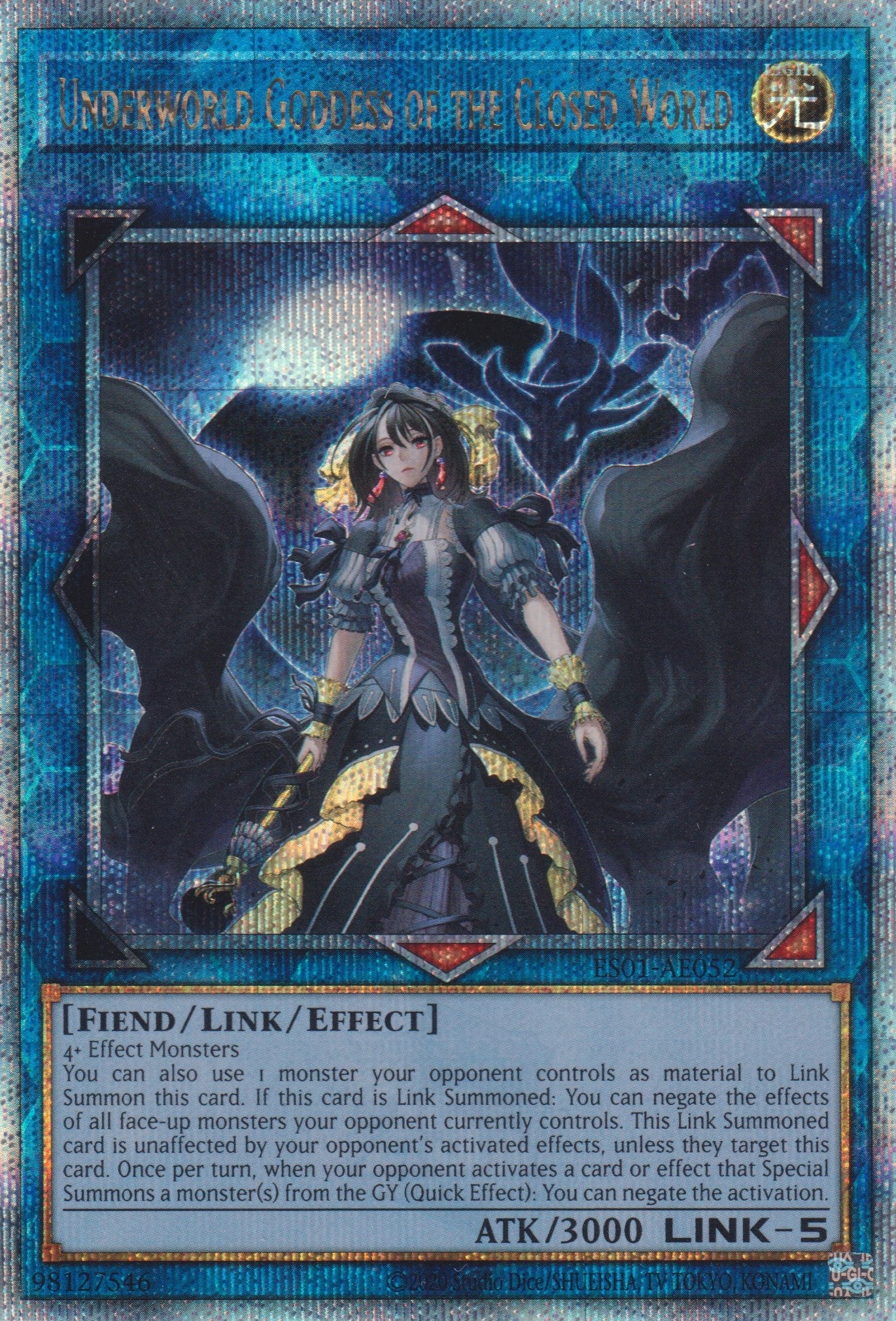 [遊戲王亞英版]  封閉世界的冥神 / 閉ザサレシ世界ノ冥神 / UNDERWORLD GODDESS OF THE CLOSED WORLD-Trading Card Game-TCG-Oztet Amigo