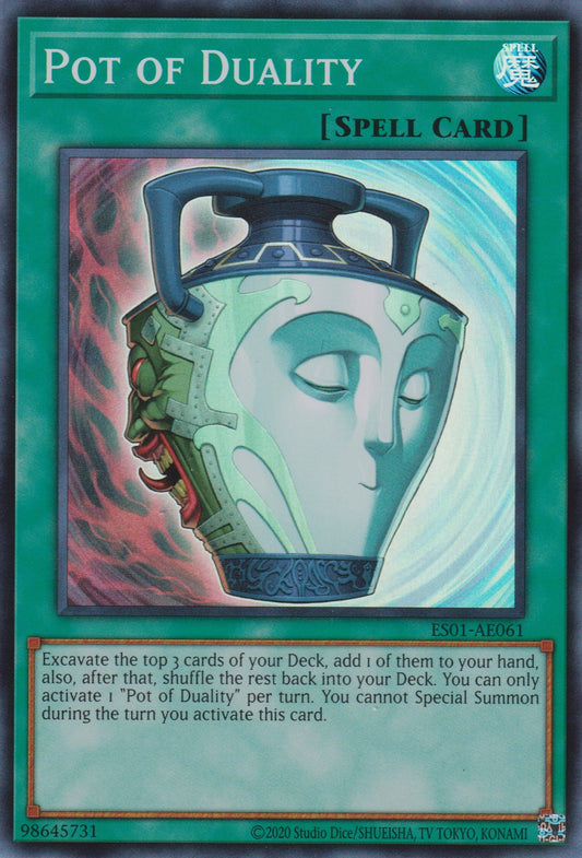 [遊戲王亞英版]  強欲而謙虛之壺 / 強欲で謙虚な壺 / POT OF DUALITY-Trading Card Game-TCG-Oztet Amigo