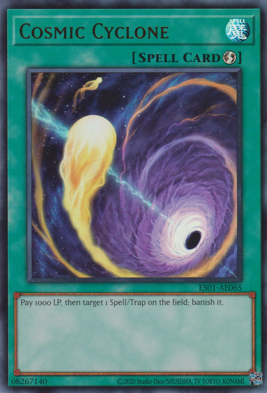 [遊戲王亞英版]  宇宙旋風 / コズミック·サイクロン / COSMIC CYCLONE-Trading Card Game-TCG-Oztet Amigo