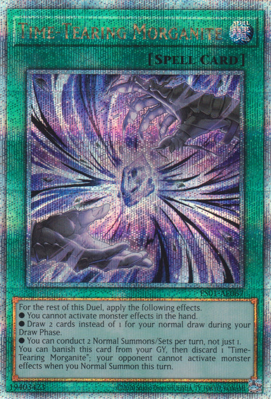 [遊戲王亞英版]  切裂時間的魔瞳 / 時を裂く魔瞳 / TIME-RENDING MORGANITE-Trading Card Game-TCG-Oztet Amigo