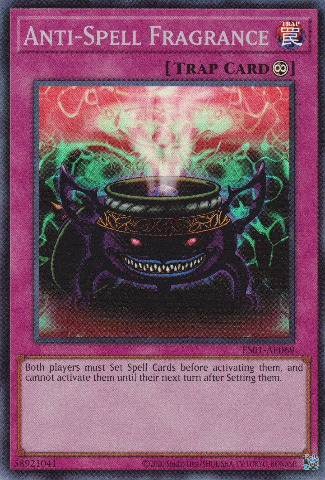 [遊戲王亞英版]  魔封的芳香 / 魔封じの芳香 / MAGIC SEAL FRAGRANCE-Trading Card Game-TCG-Oztet Amigo