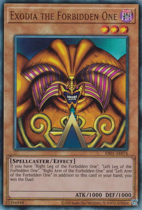 [遊戲王亞英版] 被封印的艾克索迪亞/Exodia the Forbidden One-Trading Card Game-TCG-Oztet Amigo