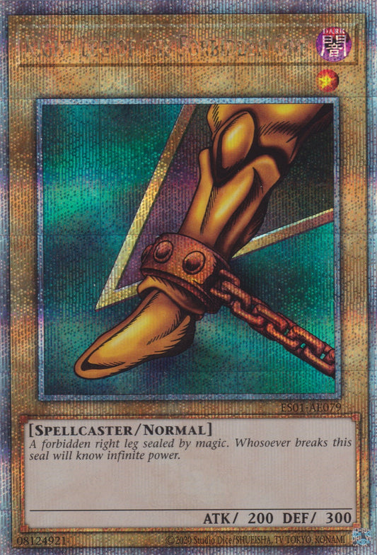 [遊戲王亞英版]被封印者的右腳 / 封印されし者の右足 / RIGHT LEG OF THE FORBIDDEN ONE-Trading Card Game-TCG-Oztet Amigo
