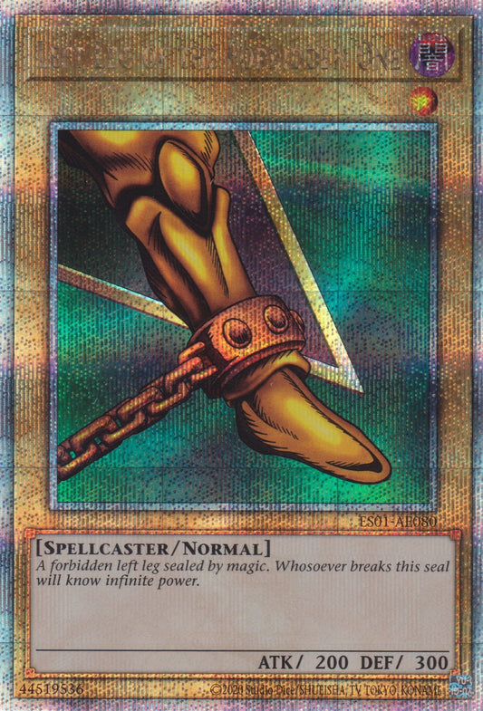 [遊戲王亞英版] 被封印者的左腳 / 封印されし者の左足 / LEFT LEG OF THE FORBIDDEN ONE-Trading Card Game-TCG-Oztet Amigo