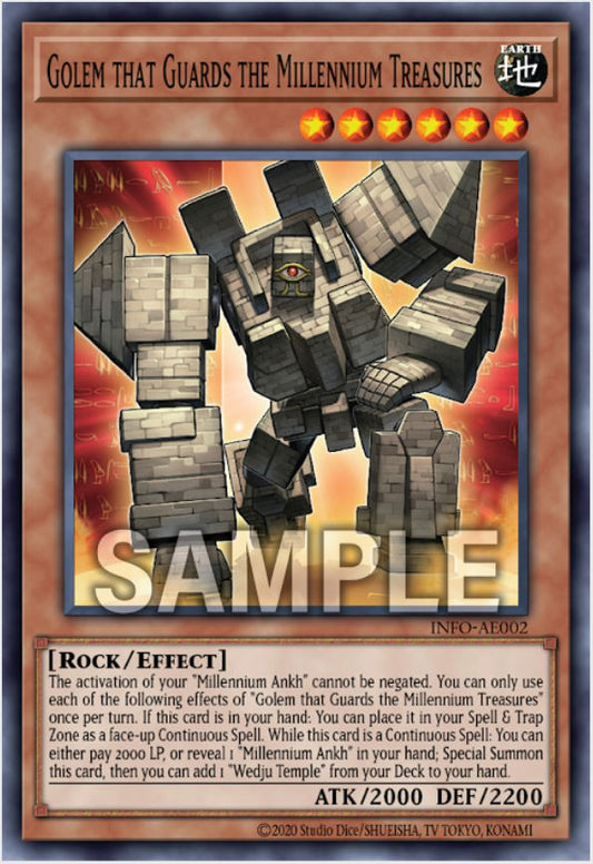 [遊戲王亞英版] 千年寶物守護石魔 / 千年の宝を守りしゴーレム / Golem that Guards the Millennium Treasures-Trading Card Game-TCG-Oztet Amigo