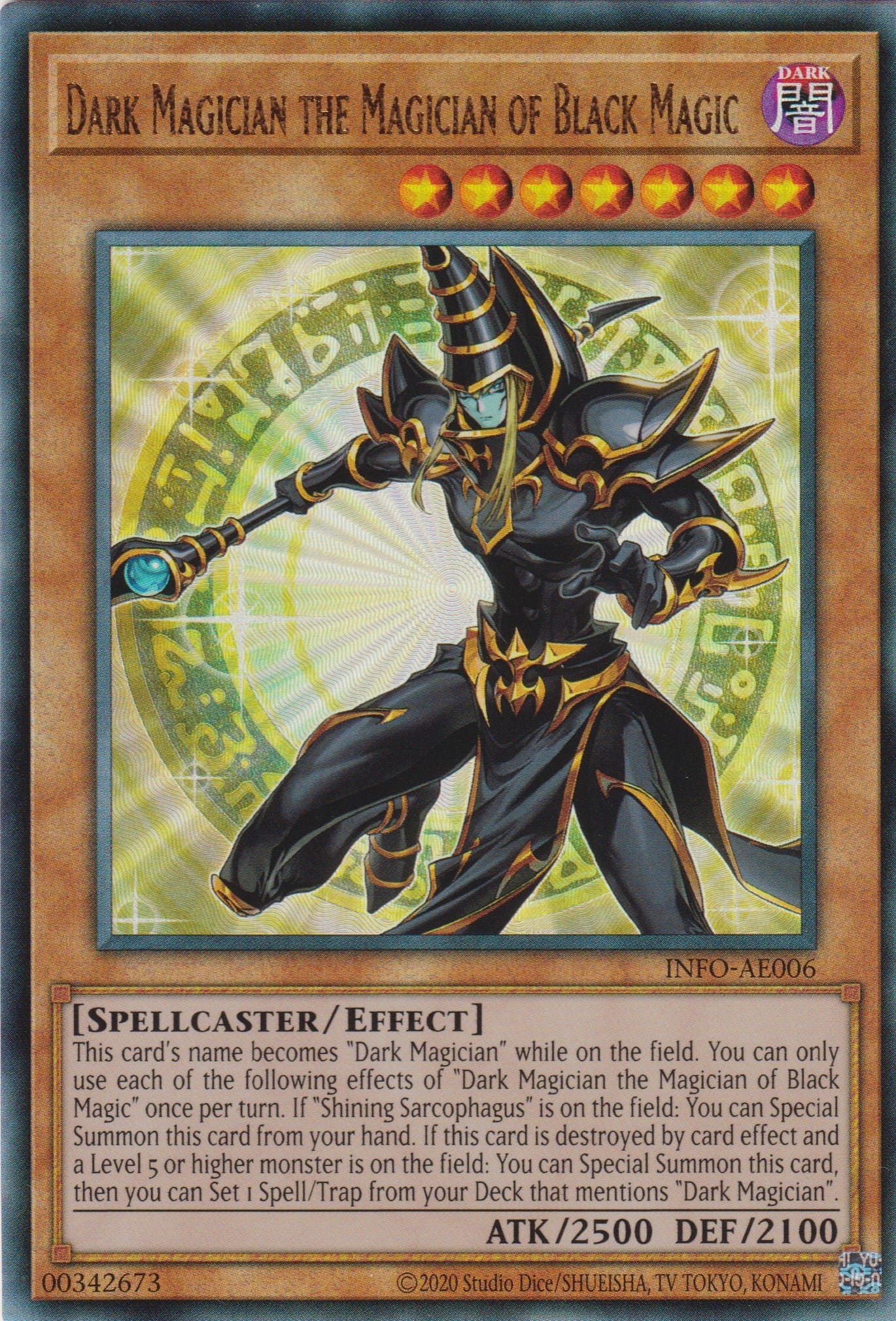 [遊戲王亞英版] 黑之魔術師 黑魔導 / 黒き魔術師-ブラック・マジシャン / Dark Magician the Ebon Sorcerer-Trading Card Game-TCG-Oztet Amigo